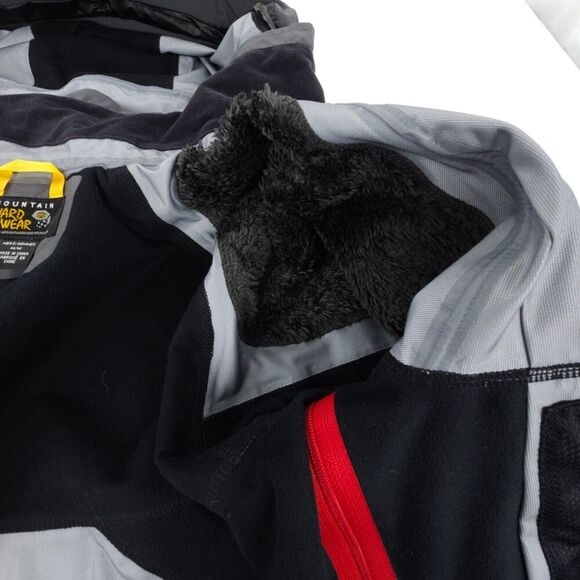 MOUNTAIN HARDWEAR Conduit Soft Shell Jacket Waterproof Windbreaker Gorpcore Gray - Picture 9 of 12